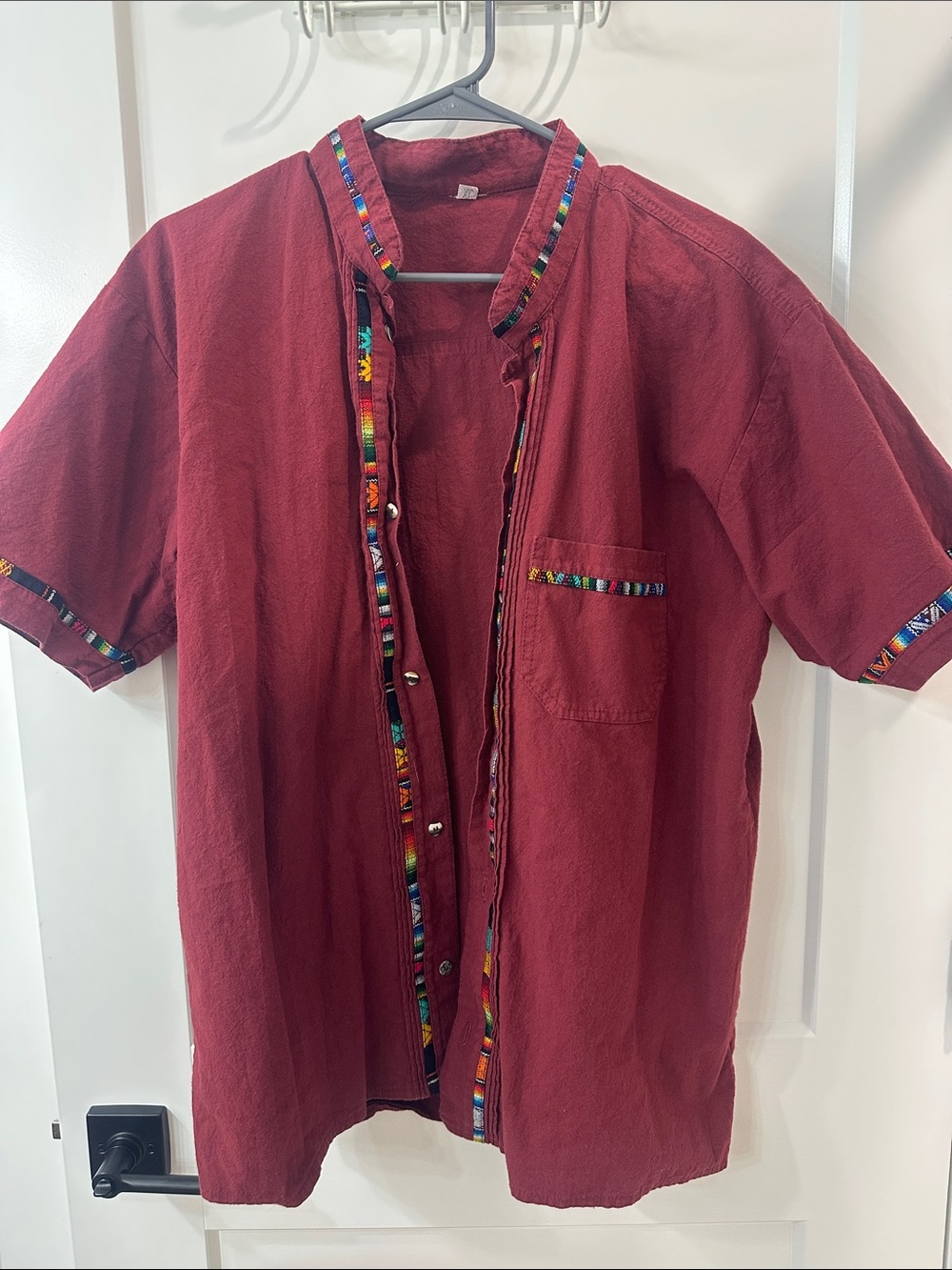 2-pack red and white Men’s Authentic Button Shirts